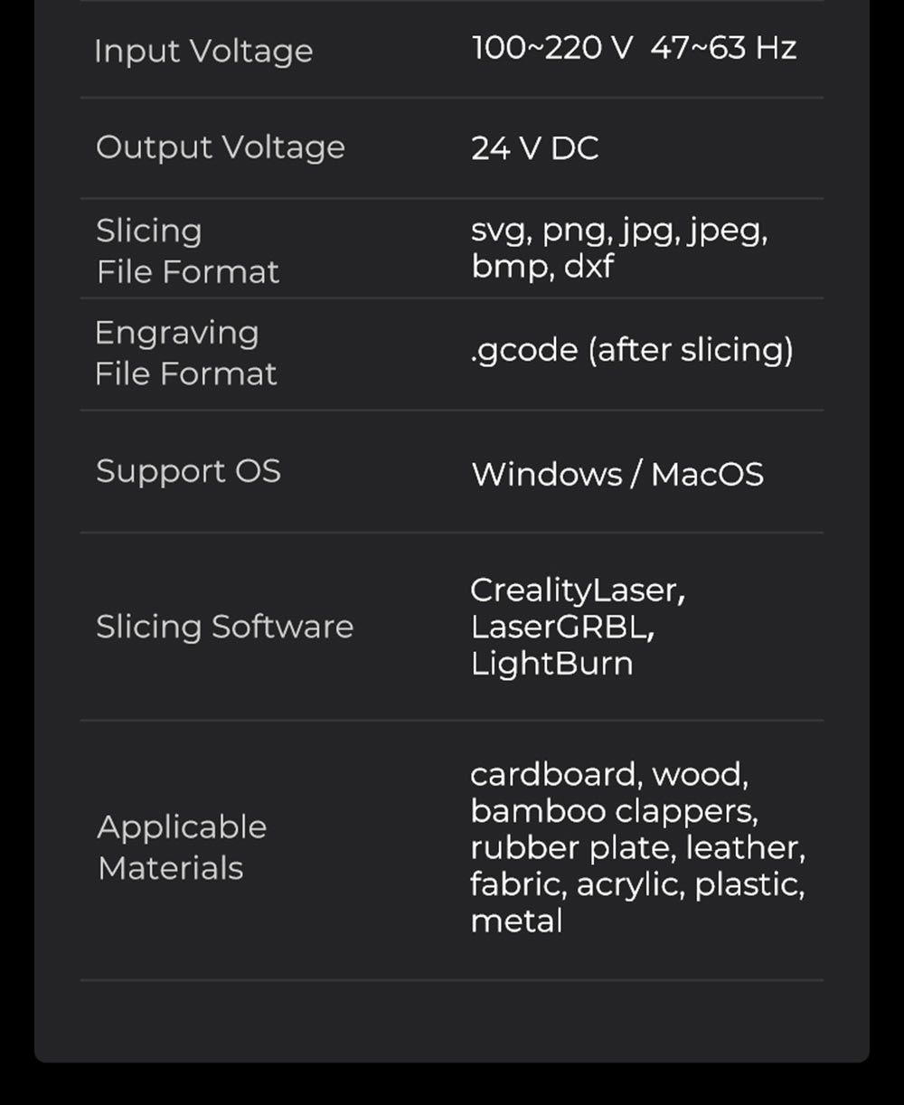 Creality CV-30 5W Portable Laser Engraving Machine Engraving Area 400x400mm