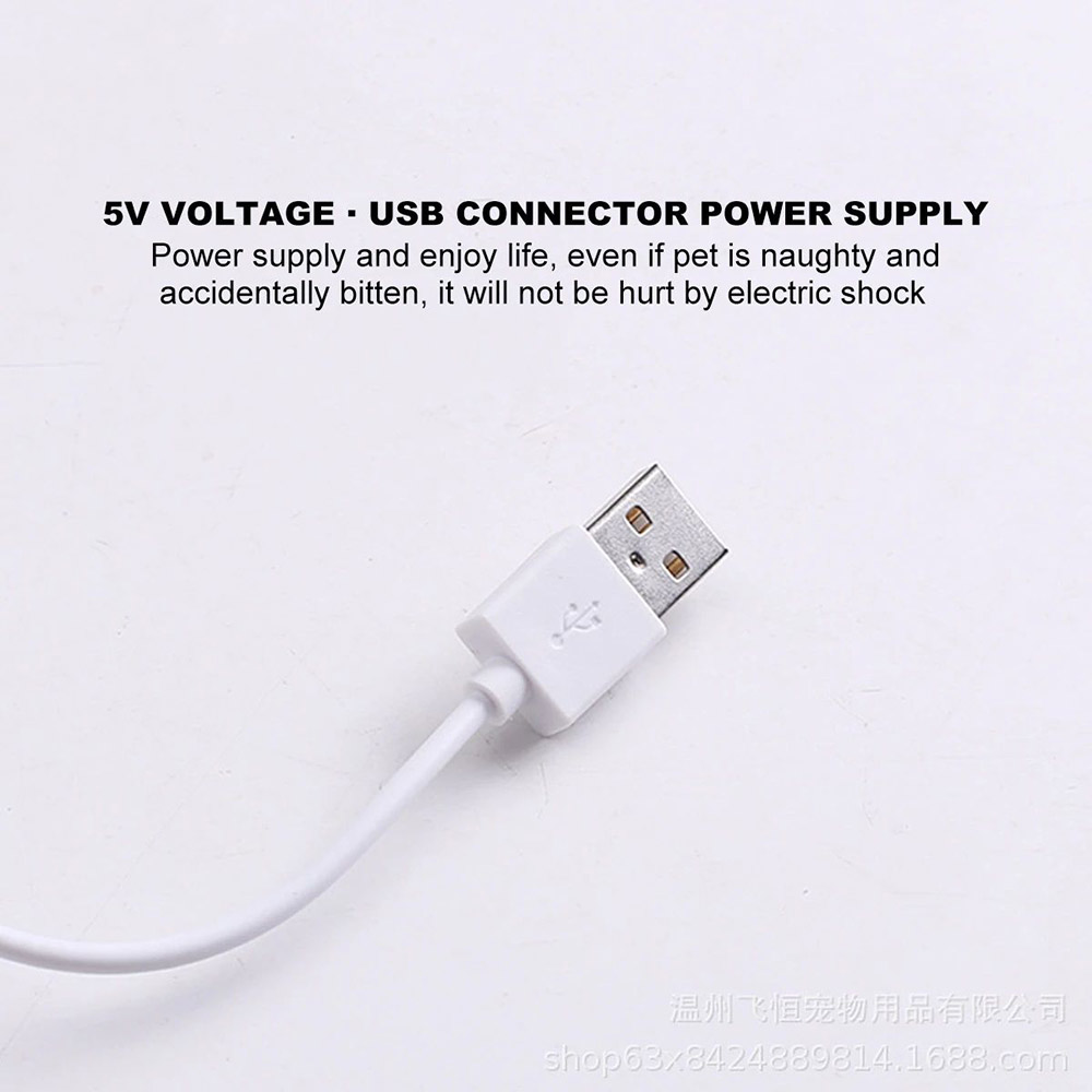 2.5L Pet Cat Water Fountain USB LED Light Automatic Circulation Activated Carbon Multi-filter Safe for Pet Drinking