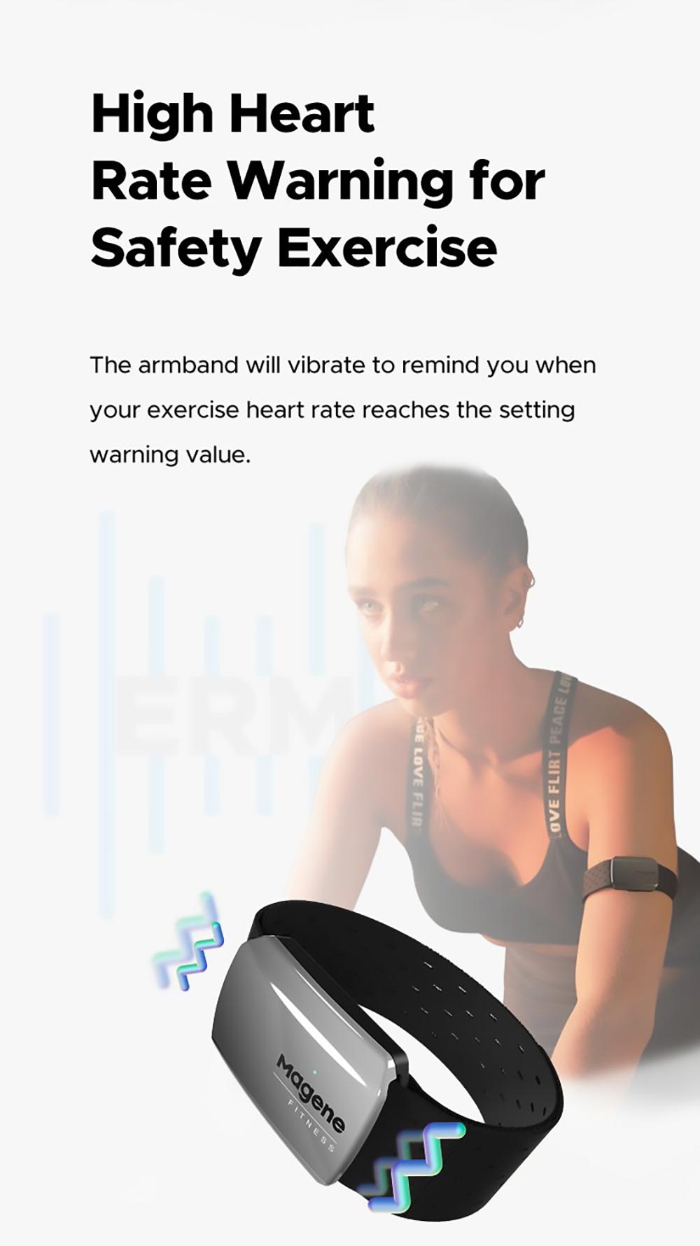 Magene HRM80 Armband Heart Rate Monitor