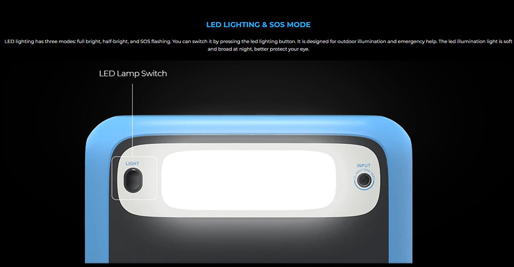 BLUETTI AC50S Power Station 500Wh/300W Solar Generator Wireless Charging Battery Backup for Outdoor Tailgating Camping - Orange