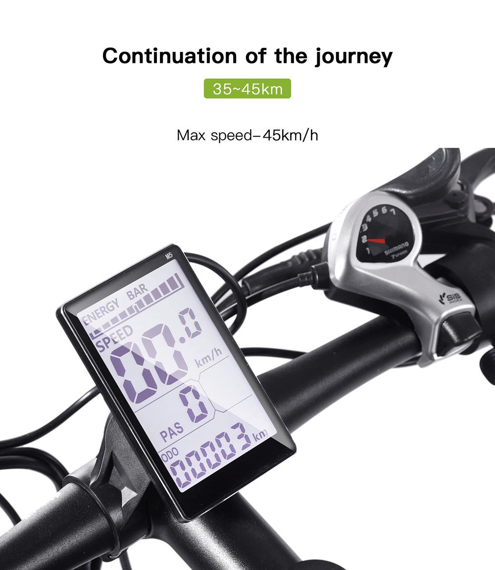 Bezior XF900 12.5Ah 48V 750W 26 Inch 45Km/h Electric Bike Max Load 120kg - Black 7 Bezior XF900 12.5Ah 48V 500W 26 Inch 45Km/h electric BIKE Max Load 120kg