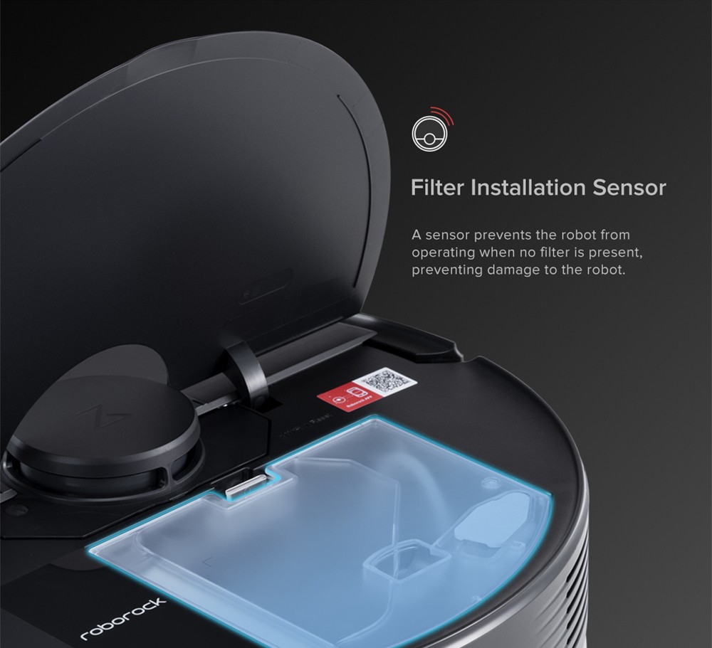 Original Roborock Q7 Max/ Q7 Max+ Accessories Set Black (1 x Main Brush + 2 x Side Brush + 2 x Mop Cloth + 2 x Filter)