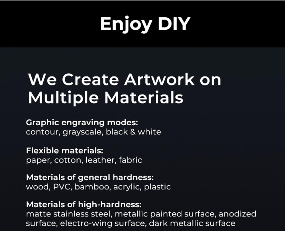 Creality CV-30 5W Portable Laser Engraving Machine Engraving Area 400x400mm