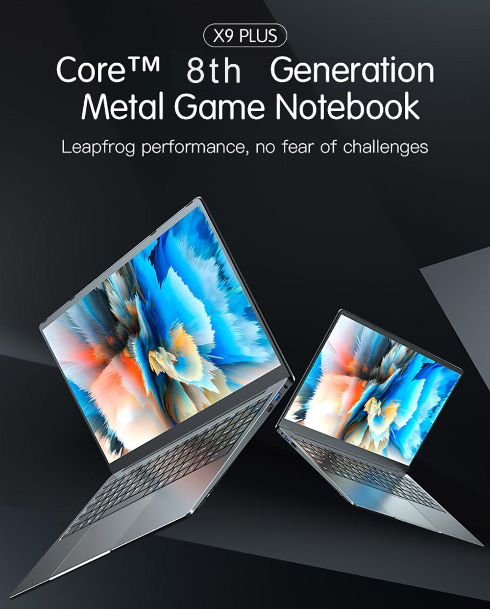 T-BAO X9 Plus Laptop Intel Core i5-8279U Processor Windows10,15.6 Inch, 16GB RAM 512GB SSD 1920*1080 Resolution, Grey