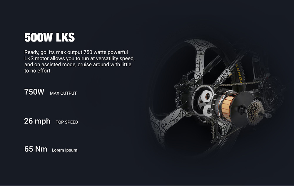 Cyrusher XF770 Folding Electric Bike 500W 48V 10 Ah Hidden Battery 7 Speed Mountain E-bike - Green 9 Cyrusher XF770 Folding Electric Bike 500W 48V 10 Ah Hidden Battery 7 Speed Mountain E-bike - Green