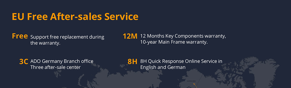 ADO D30 Electric Bicycle 250W Motor Max Speed 25km/h 36V 10.4AH 90km Max Range - Silver