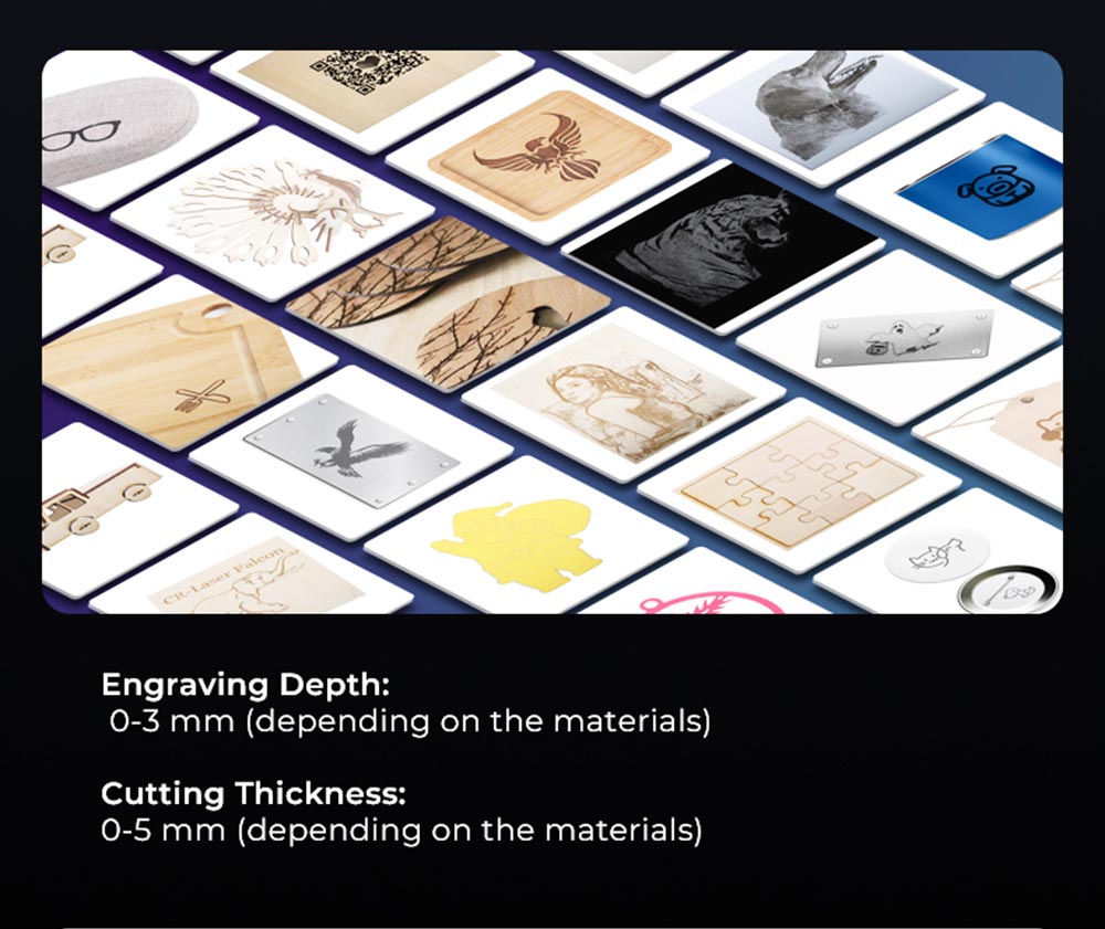 Creality CV-30 5W Portable Laser Engraving Machine Engraving Area 400x400mm