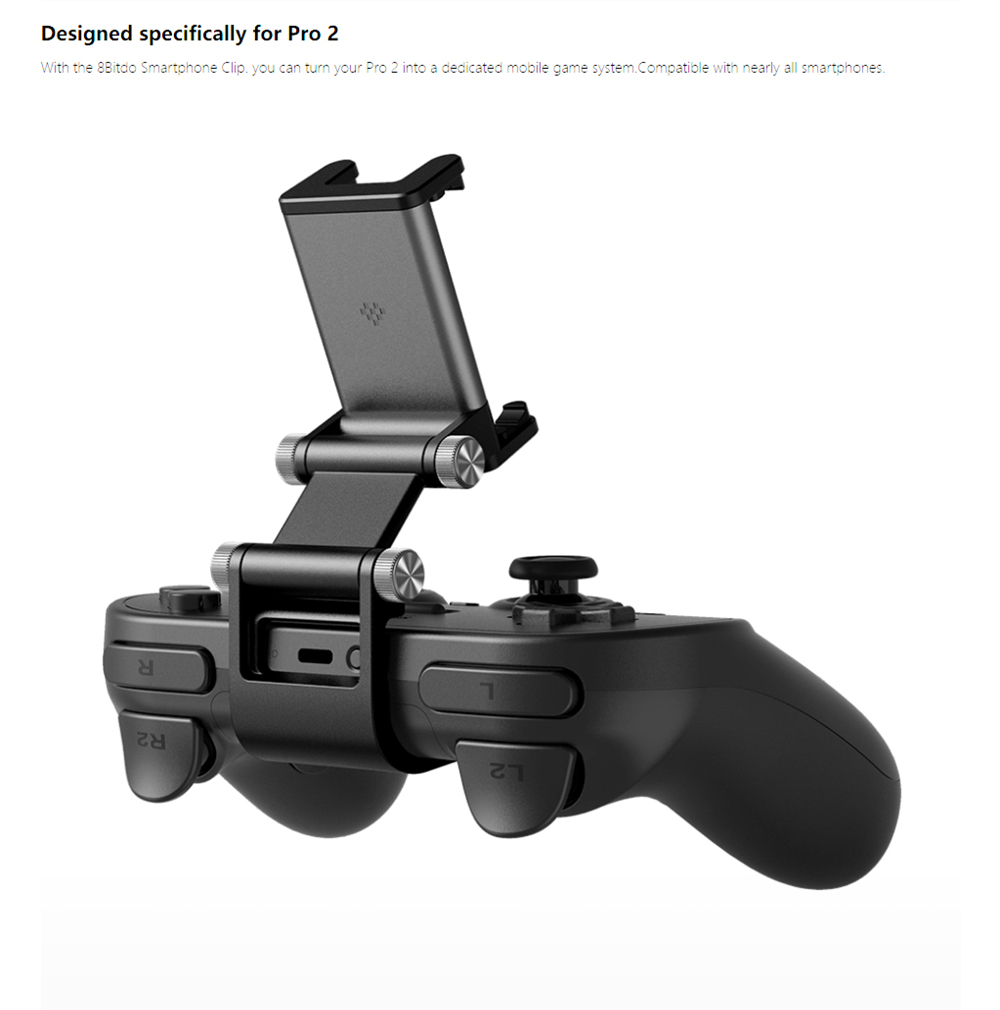 8BitDo Mobile Phone holder Gaming Clip for Pro 2 Controllers