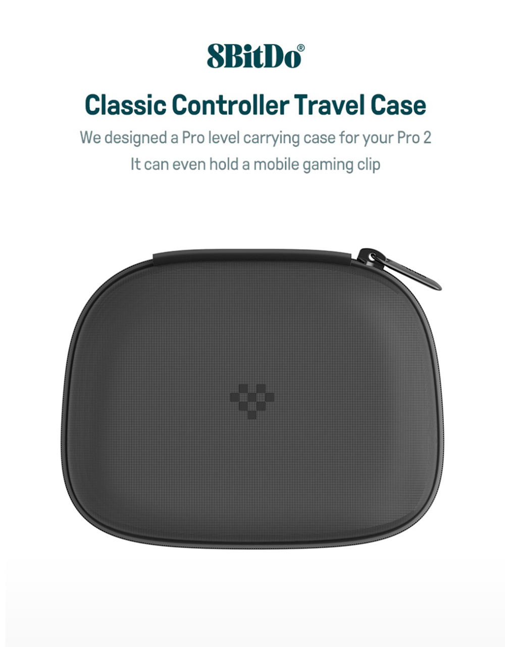 8BitDo Classic Controller Travel Case for Sn30 Pro+ & Pro 2 Controllers, Switch Pro, PS5, PS4, Xbox One Controller