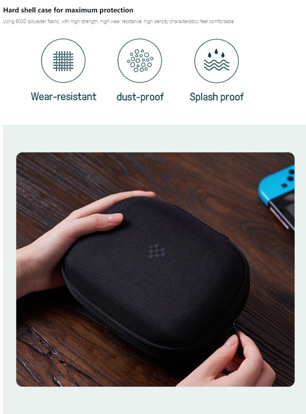 8BitDo Classic Controller Travel Case for Sn30 Pro+ & Pro 2 Controllers, Switch Pro, PS5, PS4, Xbox One Controller