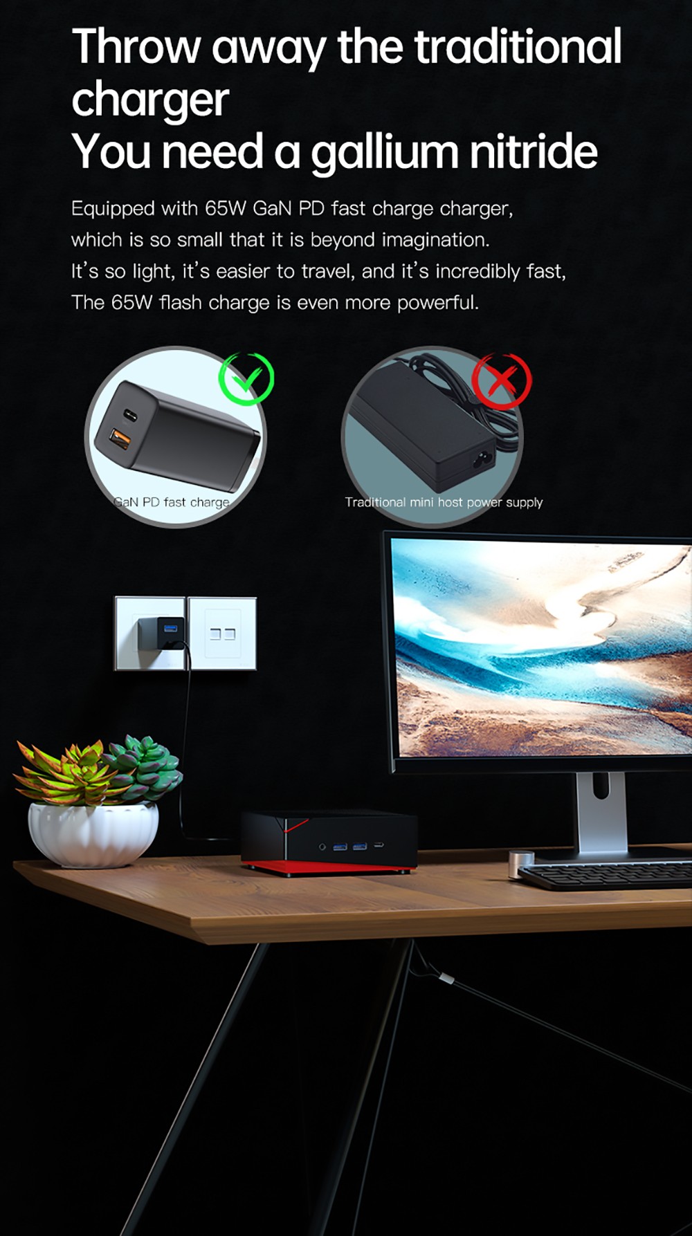 T-bao AMD Ryzen™ 5 4500U 8GB RAM 6 Cores 6 Threads SSD Licensed Windows 10 Mini PC Support RJ45 1000M*2 WiFi Bluetooth