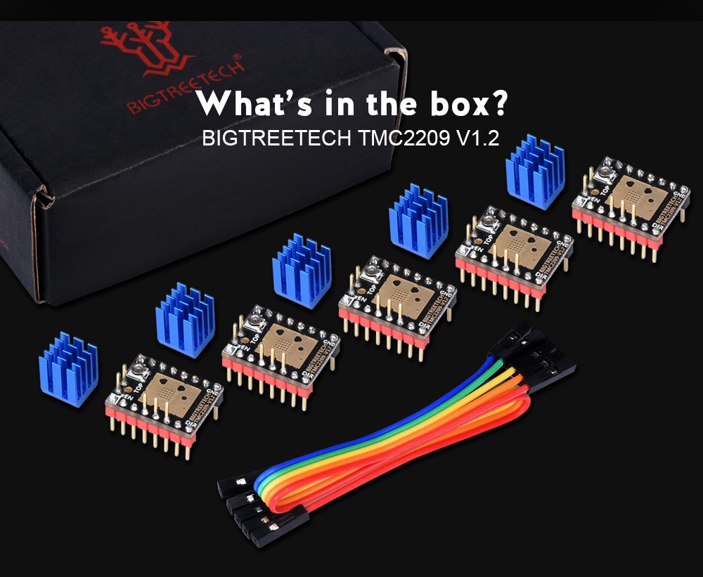 4PCS BIGTREETECH TMC2209 V1.2 UART Stepper Motor Driver 33 4PCS BIGTREETECH TMC2209 V1.2 UART Stepper Motor Driver