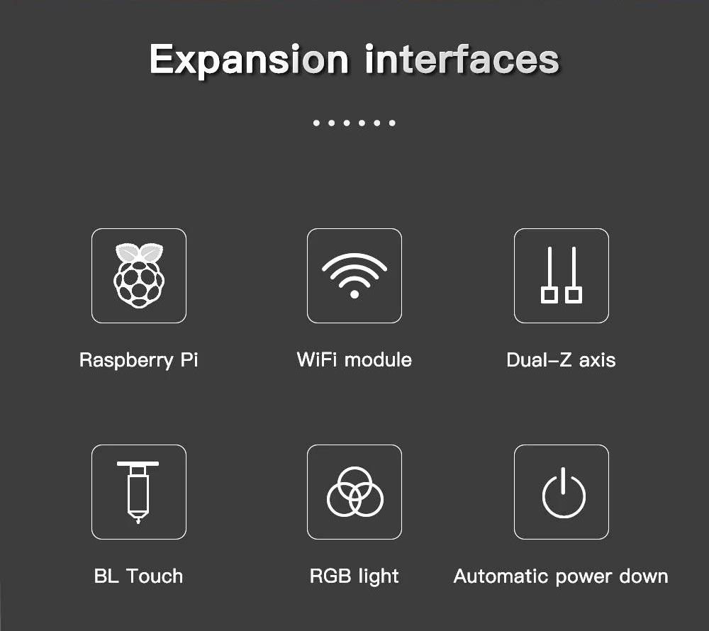BIQU B1 SE Plus 3D Printer 32Bit Control Board with TMC Drive Automatic Leveling Printing Size 310x310x340mm