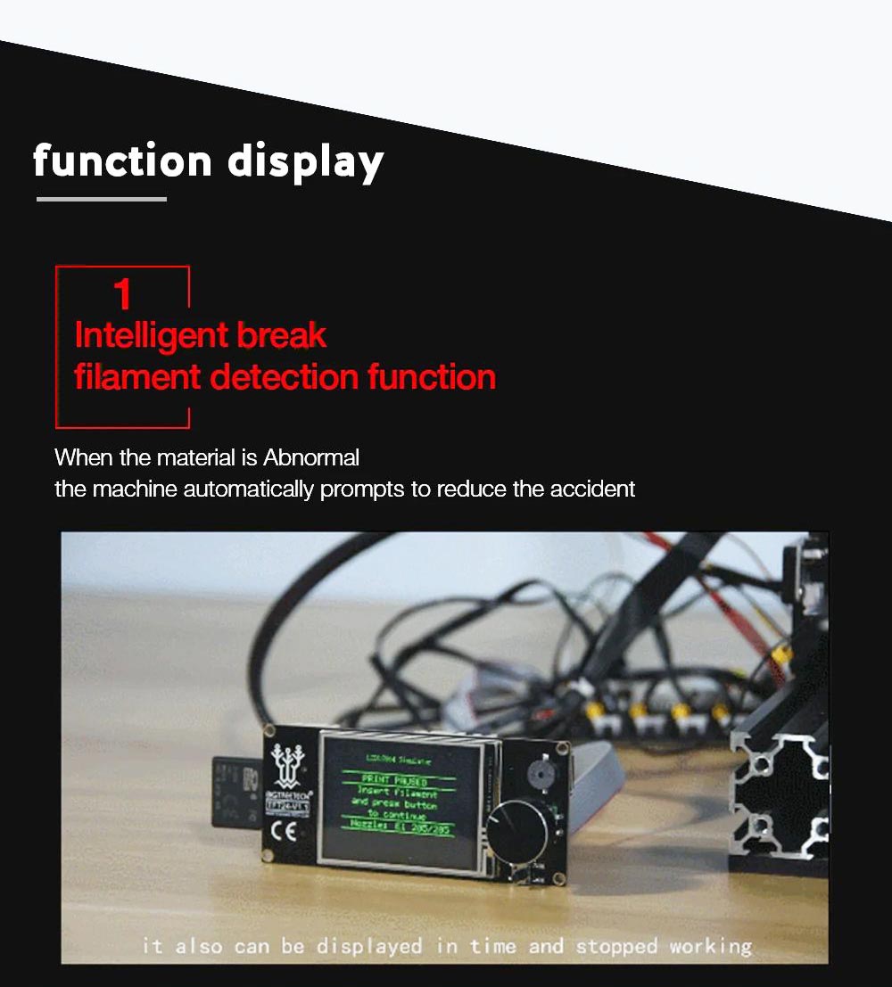 BTT SFS V1.0 Smart Filament Sensor Detection Stuck Blocking Filament Module