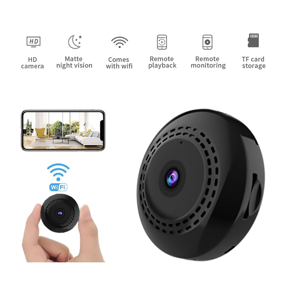 C2 WIFI Hidden Camera Wireless Network Security Surveillance Camera for Outdoor sports and Home Security Pet Feed