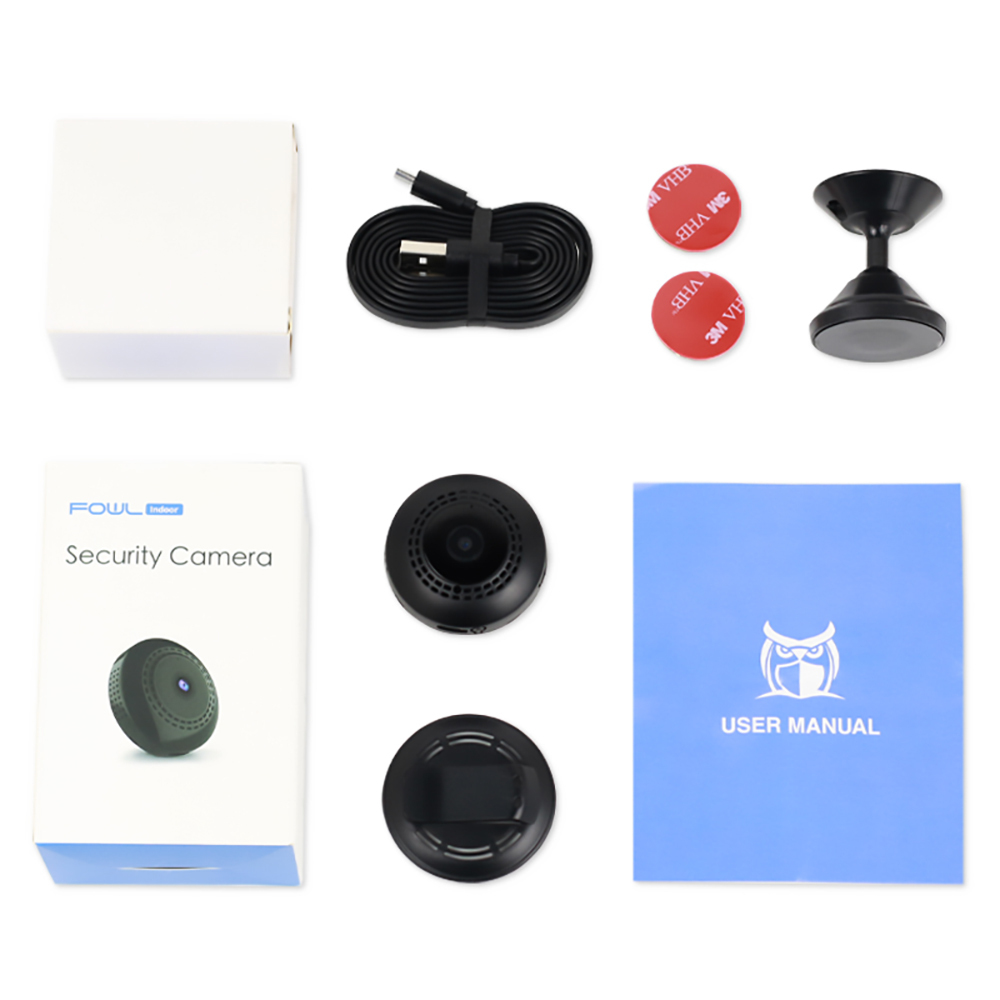 C2 WIFI Hidden Camera Wireless Network Security Surveillance Camera for Outdoor sports and Home Security Pet Feed