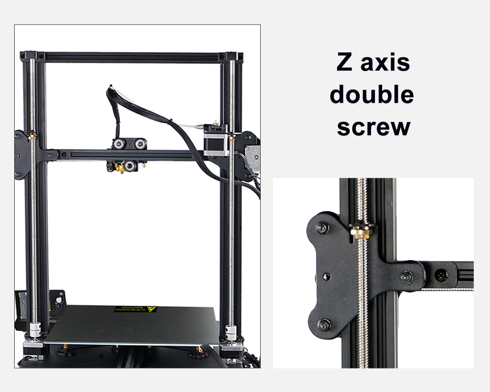 CREASEE CS30 3D Printer DIY Commercial and Home Precision Printers Large Printing Size 300x300x400mm