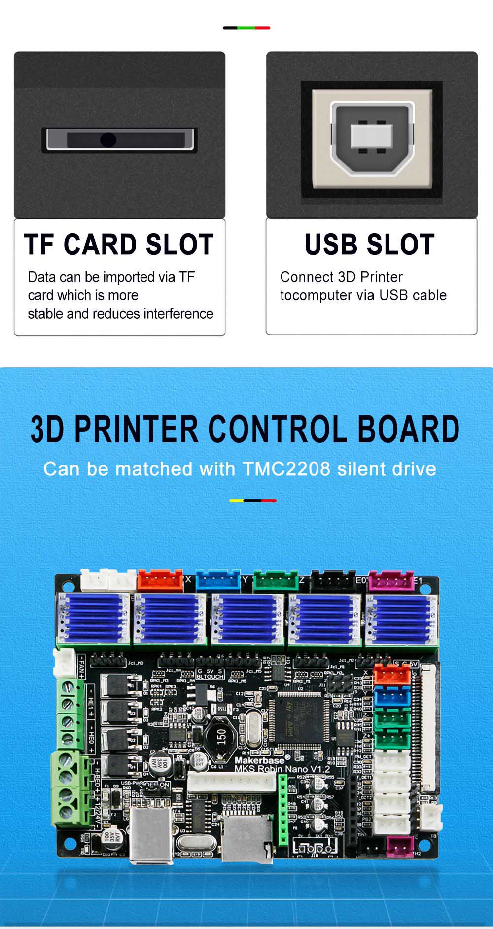 CREASEE CS50S Pro 3D Printer High Precision Printing Large Resume Off Build Plate, Printing Size 500x500x600mm