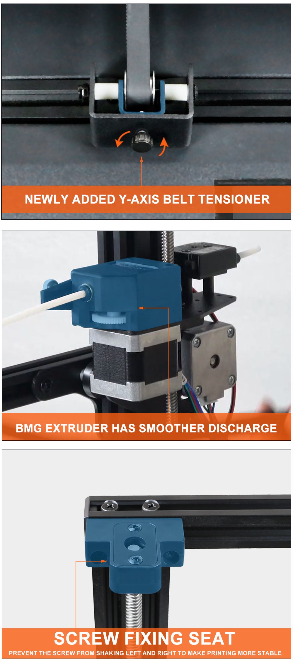 CREASEE CS50S Pro 3D Printer High Precision Printing Large Resume Off Build Plate, Printing Size 500x500x600mm