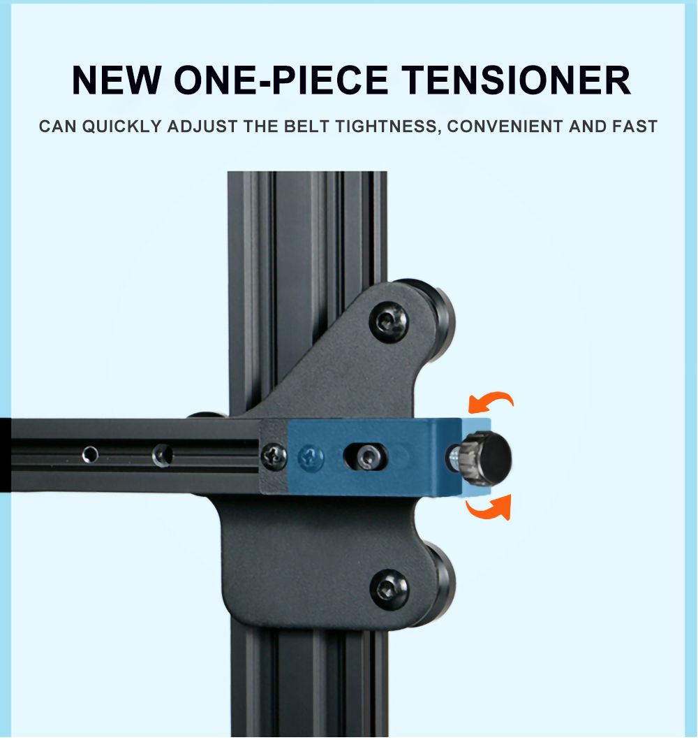 CREASEE CS50S Pro 3D Printer High Precision Printing Large Resume Off Build Plate, Printing Size 500x500x600mm