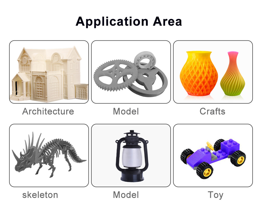 CREASEE SKYWALKER 3D Printer Dual-Track High-Precision Large Commercial Education DIY Glass Printing Size 300x300x400mm