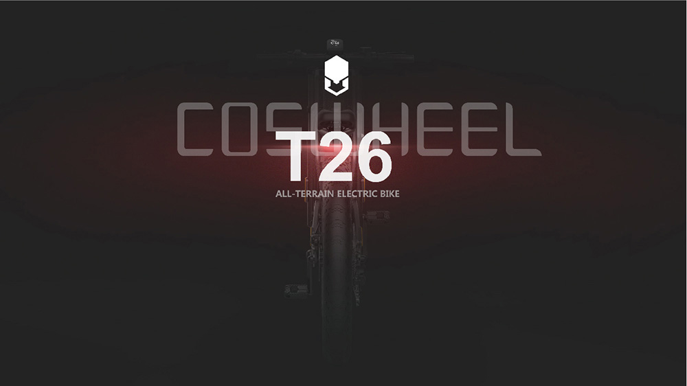 Coswheel T26 E-bike All-terrain Bike 25Ah Battery 48V 750W Motor 90-130 Range 45kmh Max Speed Space Grey