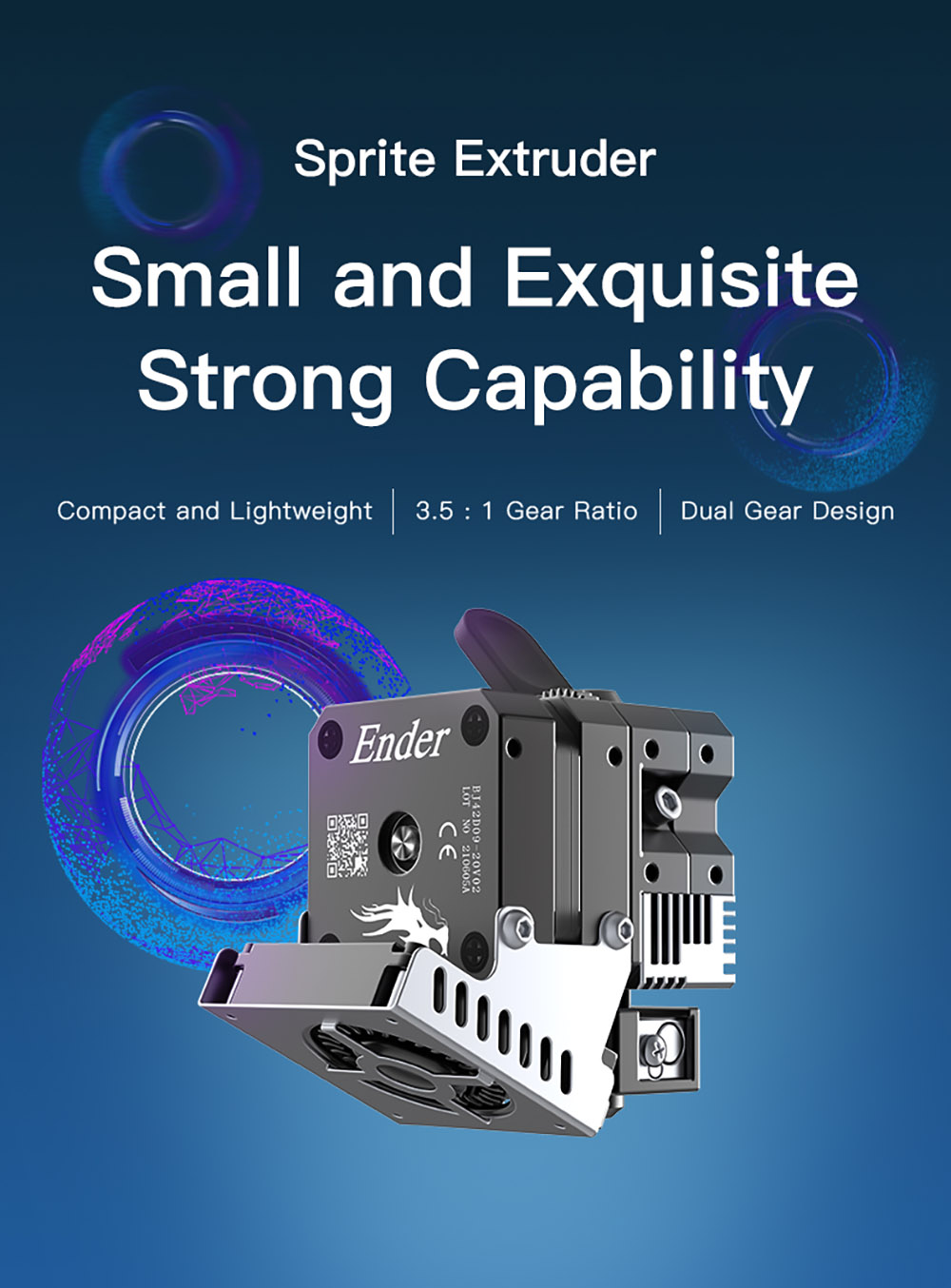 Creality Sprite Extruder 260 High Temperature Printing for Ender-3 S1 3D Printer Standard