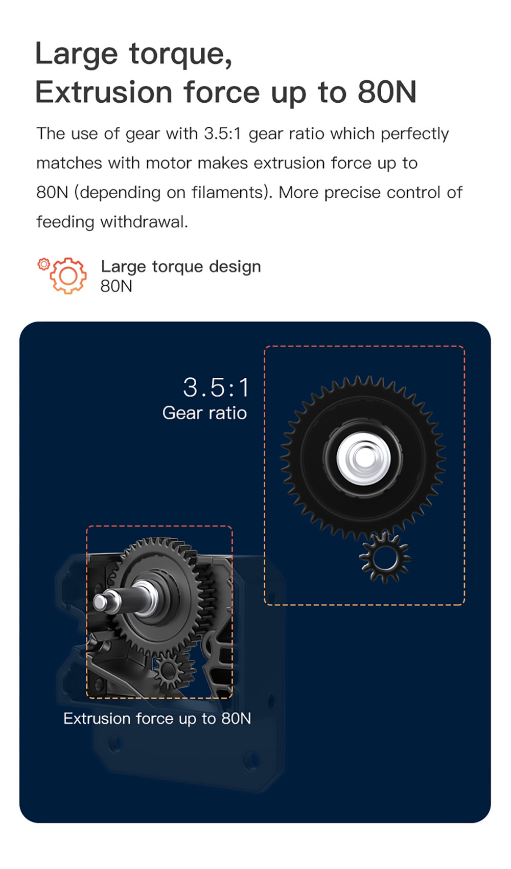 Creality Sprite Extruder 260 High Temperature Printing for Ender-3 S1 3D Printer Standard