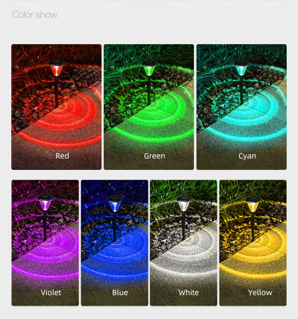 Creative LED Solar Landscape Lamp Waterproof IP65 for Garden, Courtyard, Patio, Walkway, Driveway