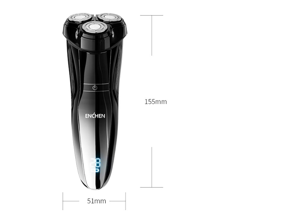 Enchen Gentleman 5S Electric Shaver Intelligent 3D Floating Cutter Head IPX7 Waterproof Wet-dry Dual Use