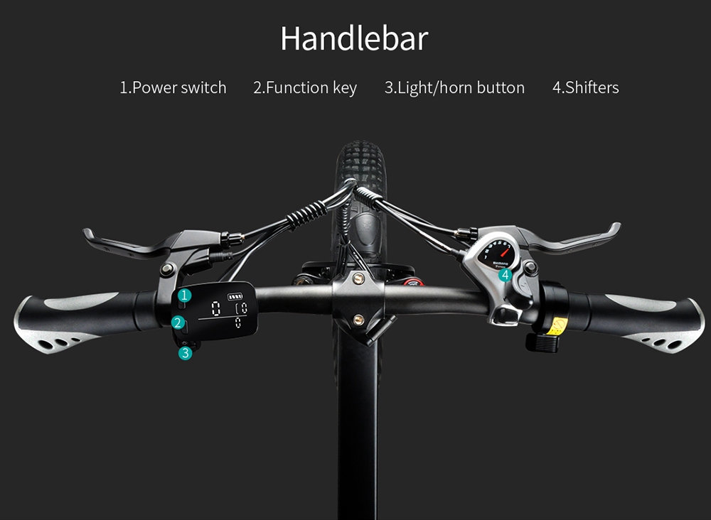 FIIDO M1 Pro 12.8Ah 48V 500W 20 Inches Folding Moped Bicycle 40km/h Top Speed 130KM Mileage Range Electric Bike