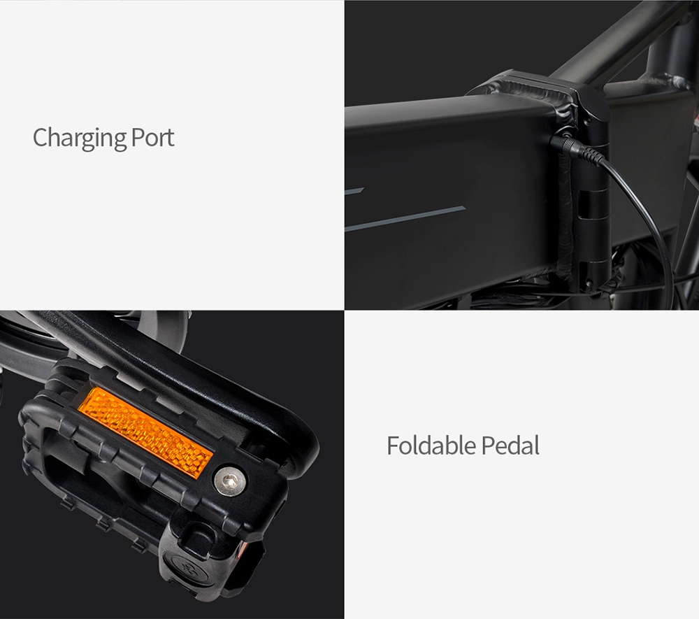 FIIDO M1 Pro 12.8Ah 48V 500W 20 Inches Folding Moped Bicycle 40km/h Top Speed 130KM Mileage Range Electric Bike