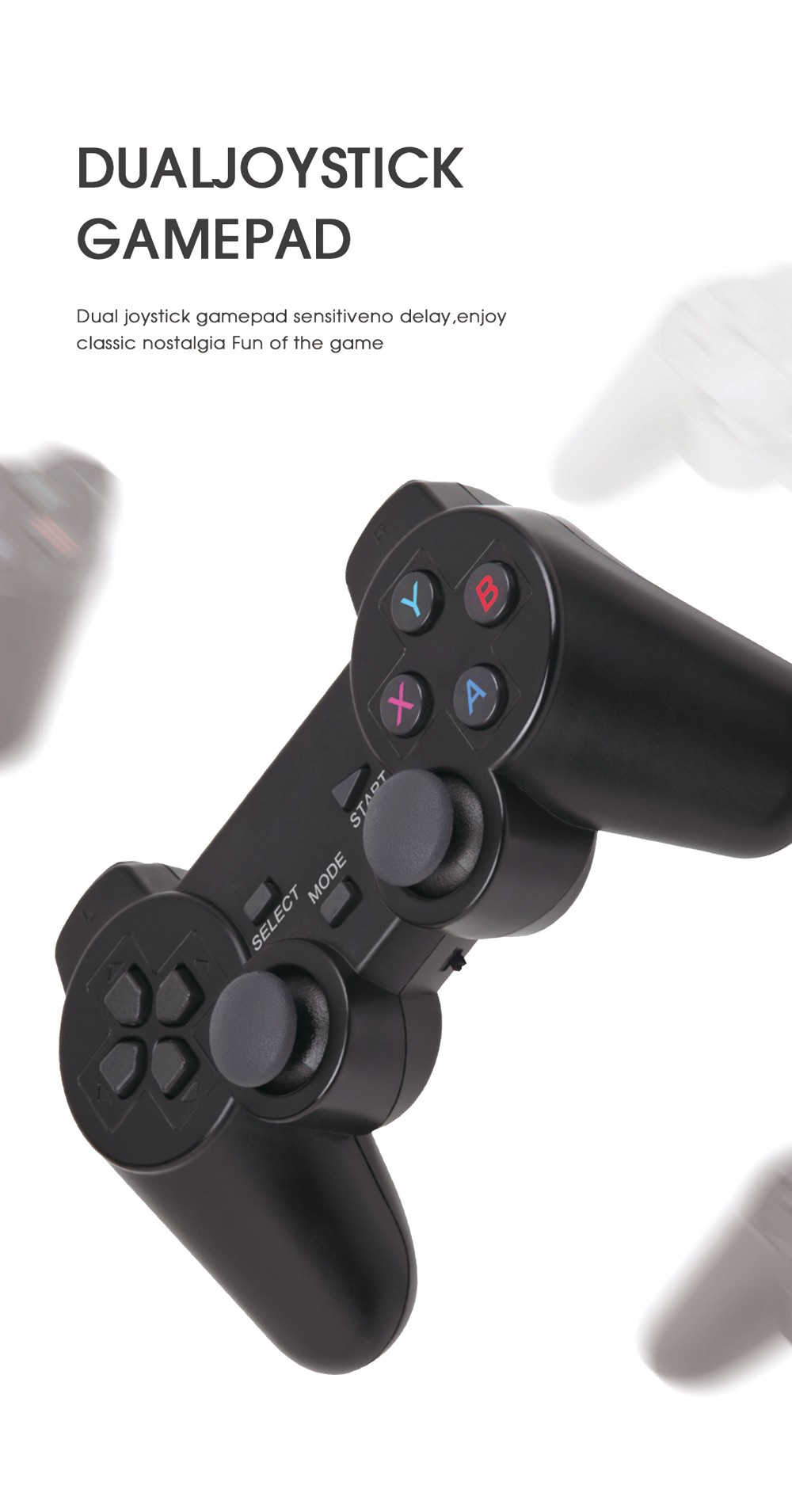 Gamebox G7 32GB Retro Game Console Android TV Box with 6000+ Classic Games 50+ Emulator Console for PS with 2 Gamepads