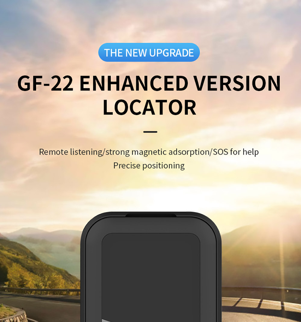 GF22 GPS Tracker Strong Magnetic Anti-Theft Tracker for Cars, Senior Citizen, Pets with LBS+WIFI+GPS Free-Installation