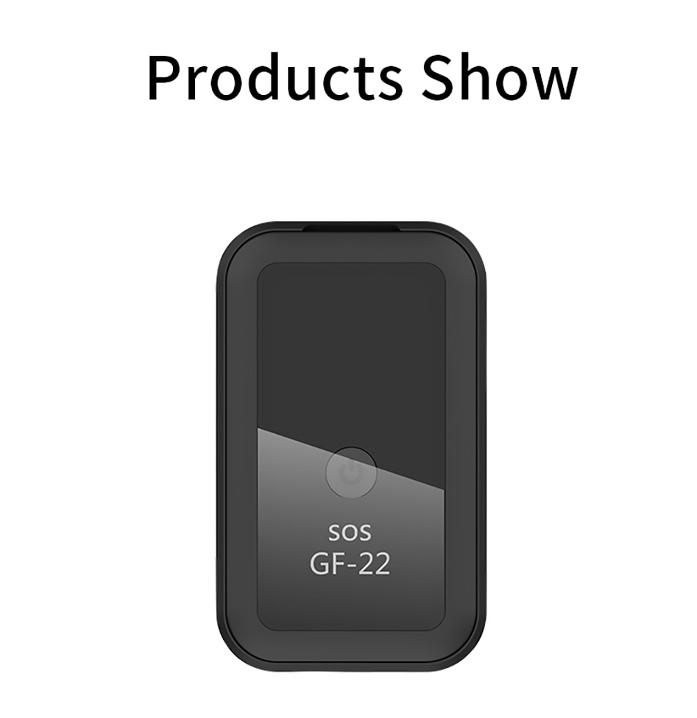 GF22 GPS Tracker Strong Magnetic Anti-Theft Tracker for Cars, Senior Citizen, Pets with LBS+WIFI+GPS Free-Installation