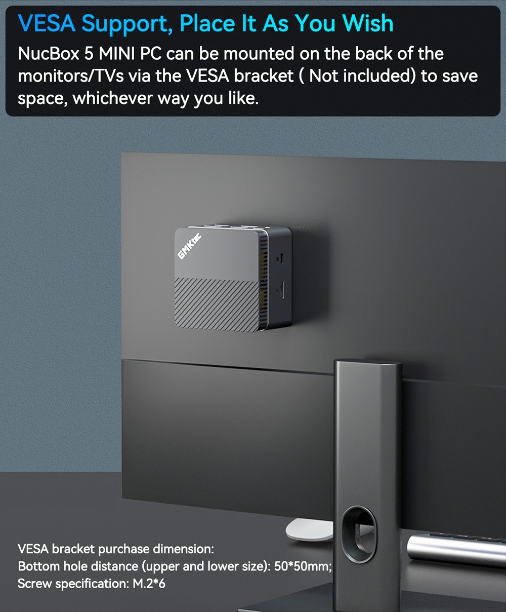 GMKTEC NucBox KB5 Windows 11 4K Mini PC Intel N5105 Intel UHD Graphics 8GB RAM 256GB SSD WiFi 6E HDMI 2.0 TYPEC-C 21 GMKTEC NucBox KB5 Windows 11 4K Mini PC Intel N5105 Intel UHD Graphics 8GB RAM 256GB SSD WiFi 6E HDMI 2.0 TYPEC-C