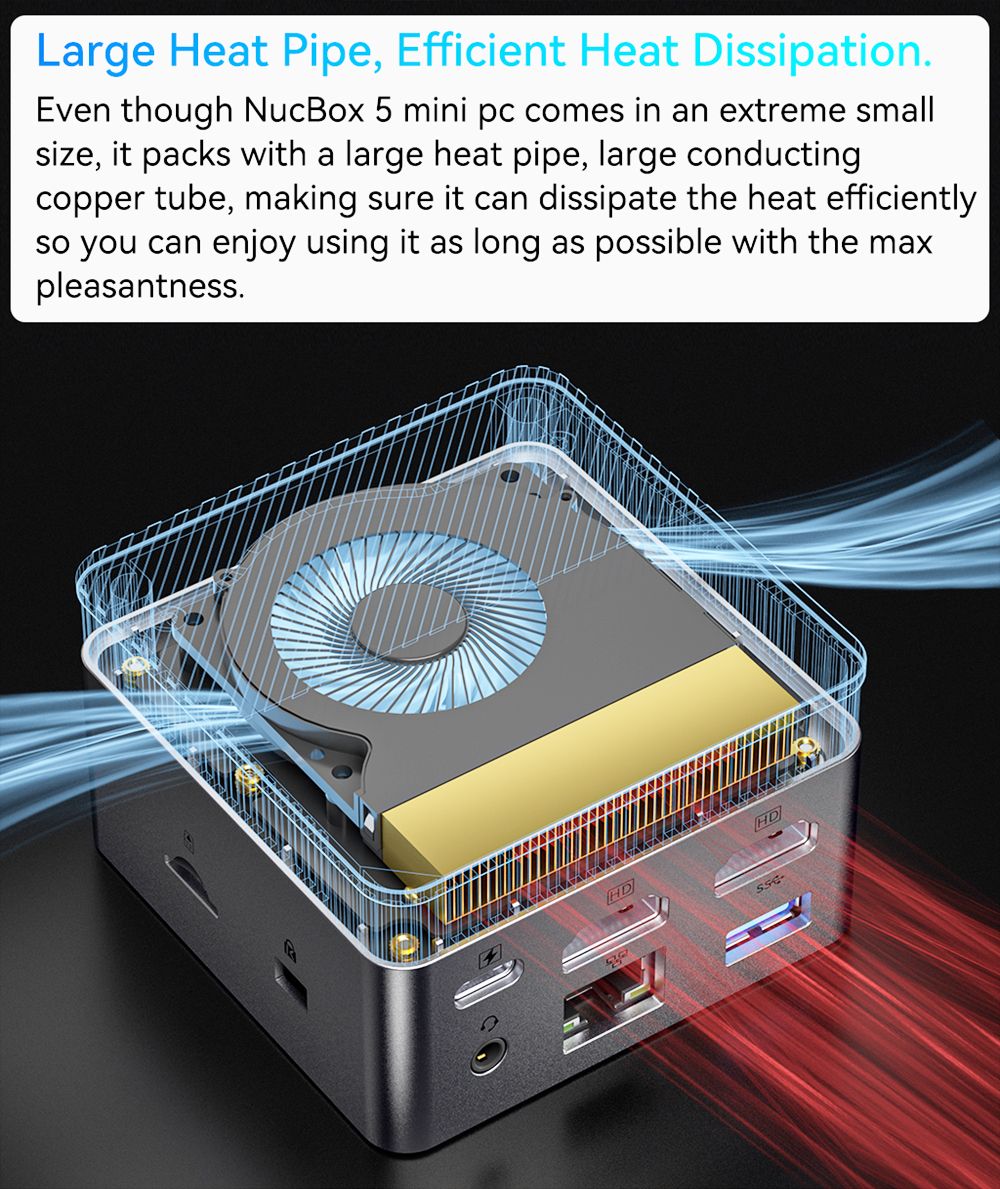 GMKTEC NucBox KB5 Windows 11 4K Mini PC Intel N5105 Intel UHD Graphics 8GB RAM 512GB SSD WiFi 6E HDMI 2.0 TYPEC-C 20 GMKTEC NucBox KB5 Windows 11 4K Mini PC Intel N5105 Intel UHD Graphics 8GB RAM 512GB SSD WiFi 6E HDMI 2.0 TYPEC-C