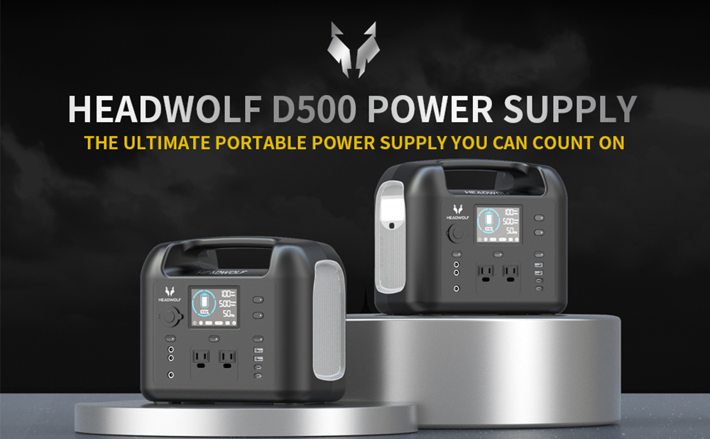 HEADWOLF D500 500Wh 162000mAh Portable Power Station for Outdoor Camping Travel Hunting RV CPAP Home Emergency 14 HEADWOLF D500 500Wh 162000mAh Portable Power Station for Outdoor Camping Travel Hunting RV CPAP Home Emergency