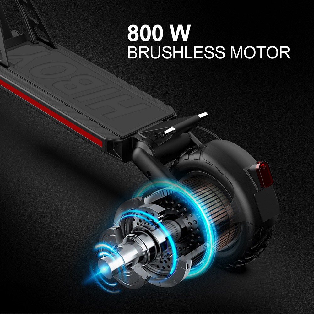 HiBoy Titan Electric Scooter 10'' Tires 800W Motor 48V 12.5Ah Battery 45km/h Max Speed 40-45km Range 120kg Max Load