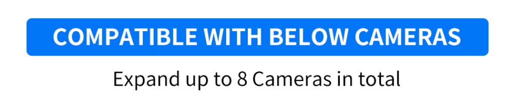 Hiseeu 4Pcs 8CH 3MP Wireless NVR IP Wifi Camera Outdoor IR Night Vision Security Cameras Surveillance