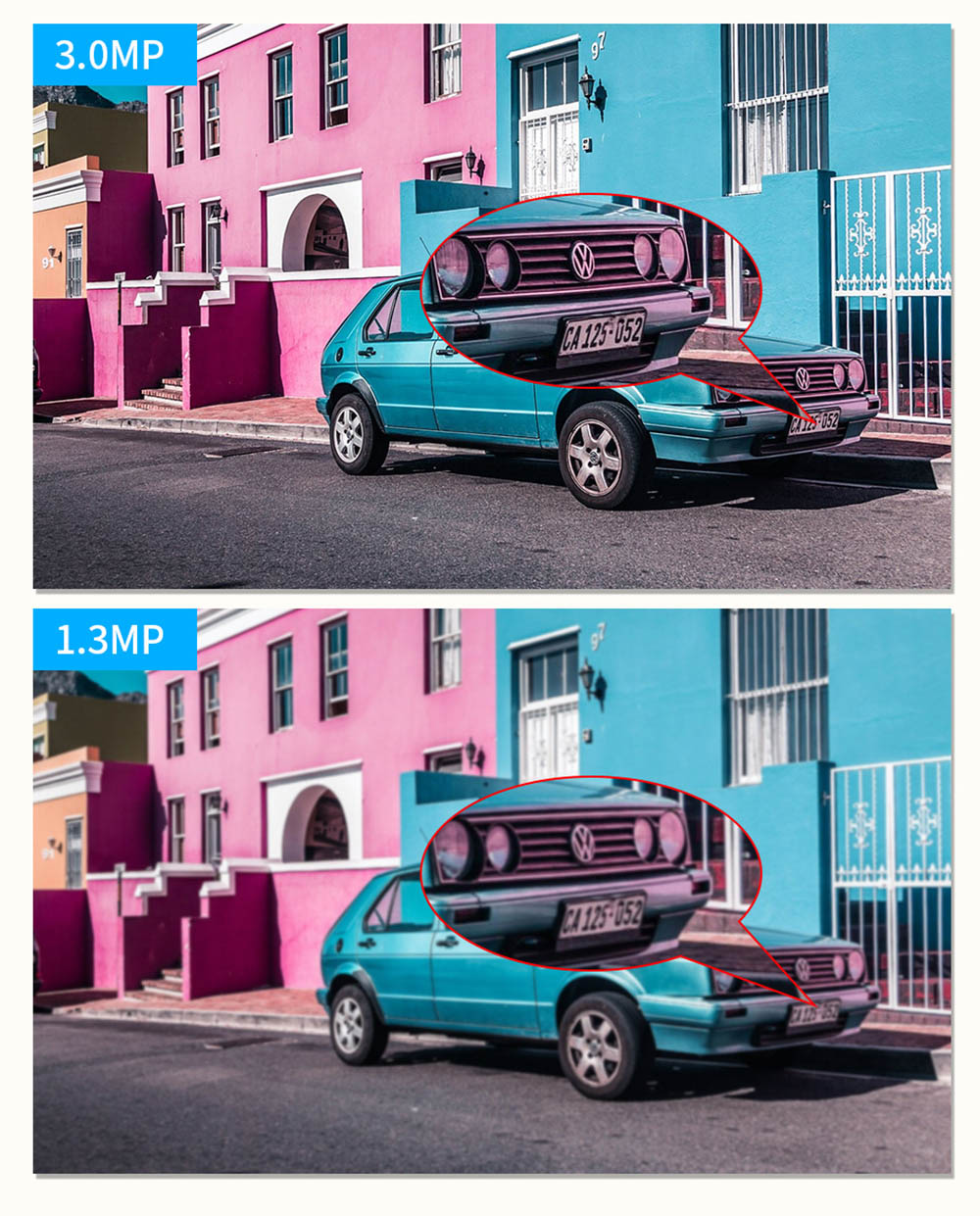 Hiseeu 4Pcs 8CH 3MP 1536P Wireless Security Cameras Kit Outdoor Waterproof CCTV System Set with 10.1inch Monitor NVR