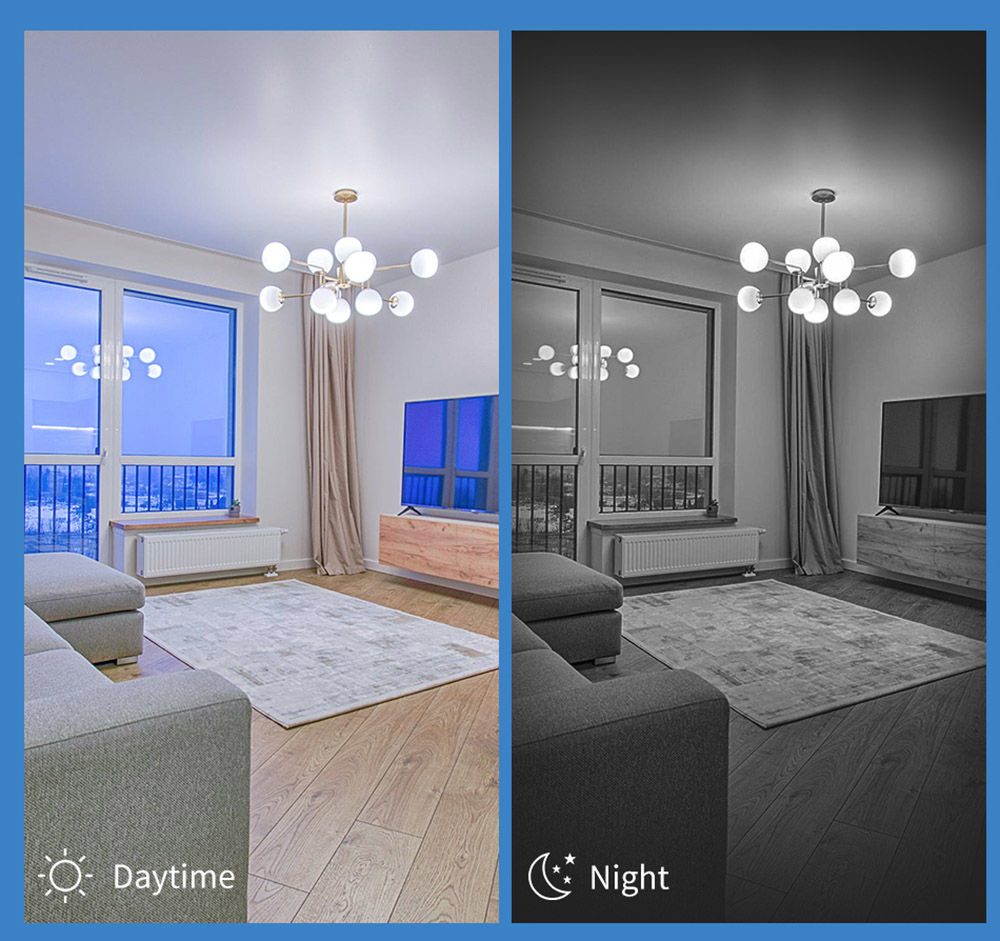 Hiseeu Wireless 8CH 4PCS 3MP 1536P HD Two-way Audio CCTV Security Camera for Indoor Home