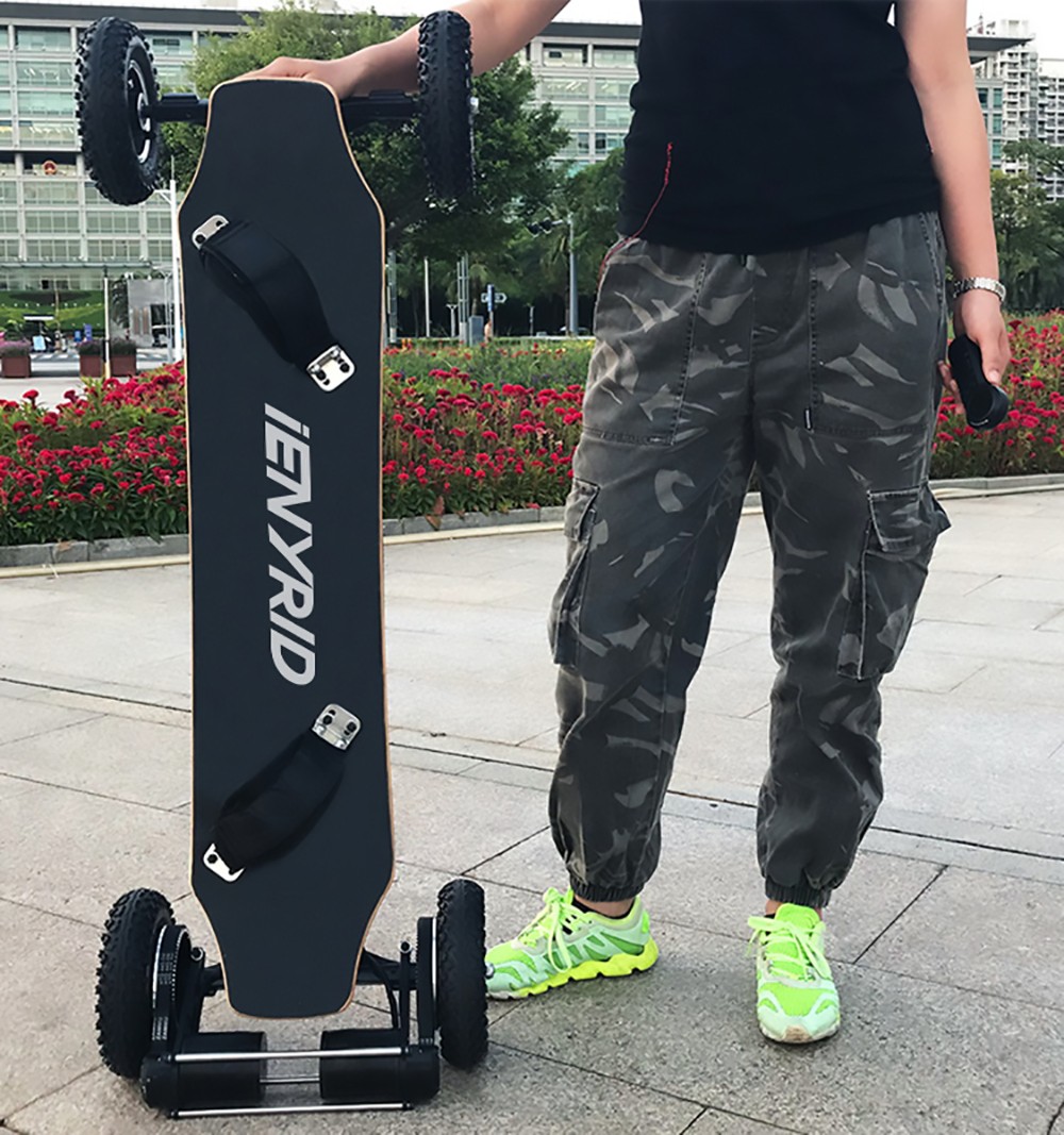 IENYRID YF001 Electric Skateboard Belt Dual Motors Off-road Skateboard 10000mAh Battery 40km/h Top Speed 20km Range