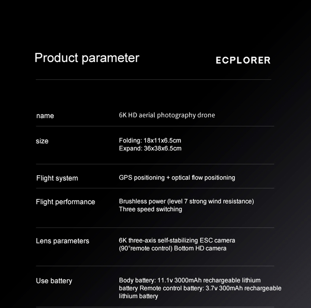 JJRC X20 Obstacle Avoidance Version 6K GPS 5G WIFI FPV Brushless RC Drone with Dual Camera 27mins Flight Time RTF - 2 Batteries