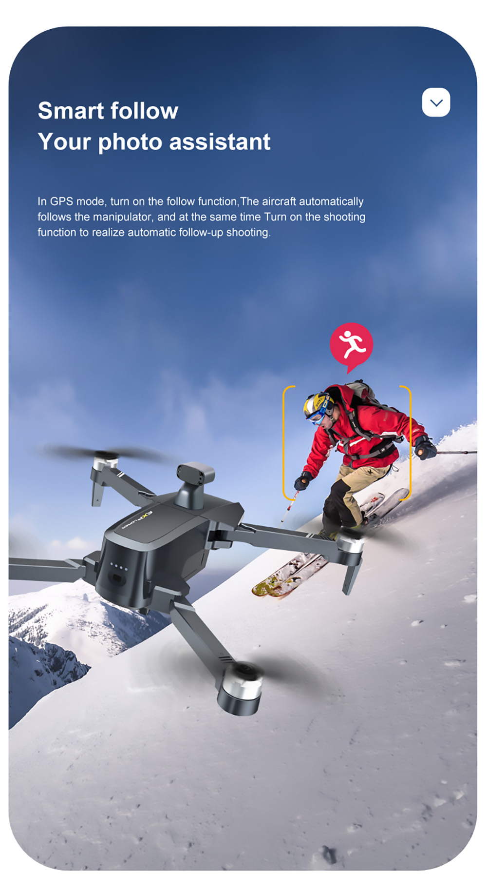 JJRC X20 Obstacle Avoidance Version 6K GPS 5G WIFI FPV Brushless RC Drone with Dual Camera 27mins Flight Time RTF - 1 Battery