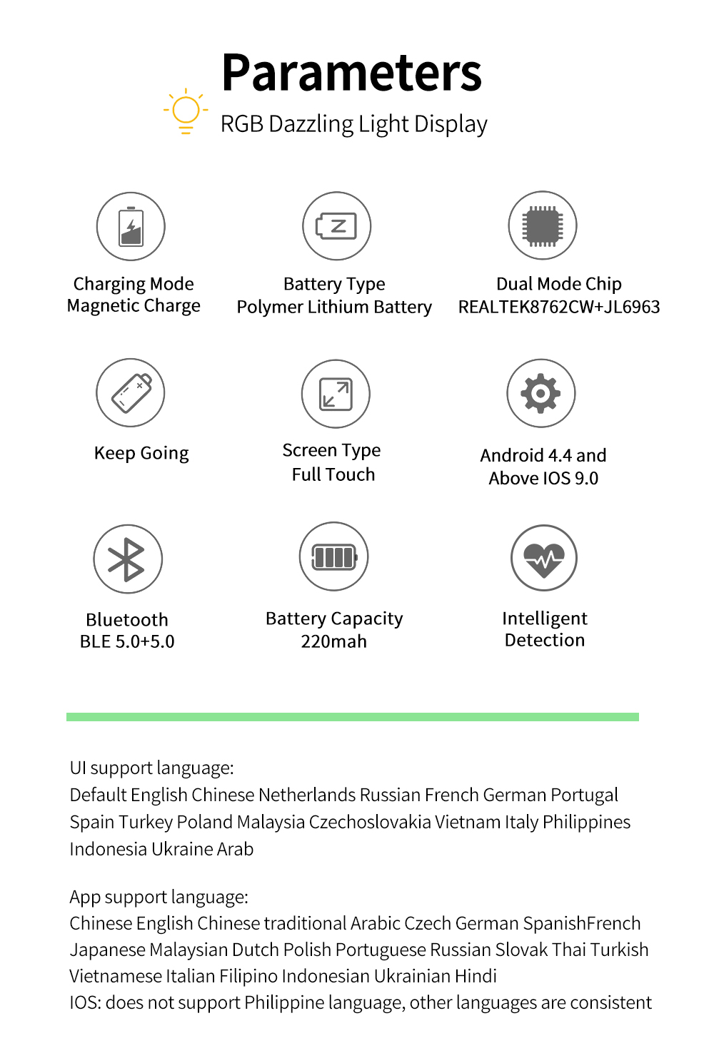 KUMI GT5 Smartwatch 1.28'' IPS HD Screen with BT Call Multiple Sports Heart Rate Monitor SpO2 Measurement - Sliver