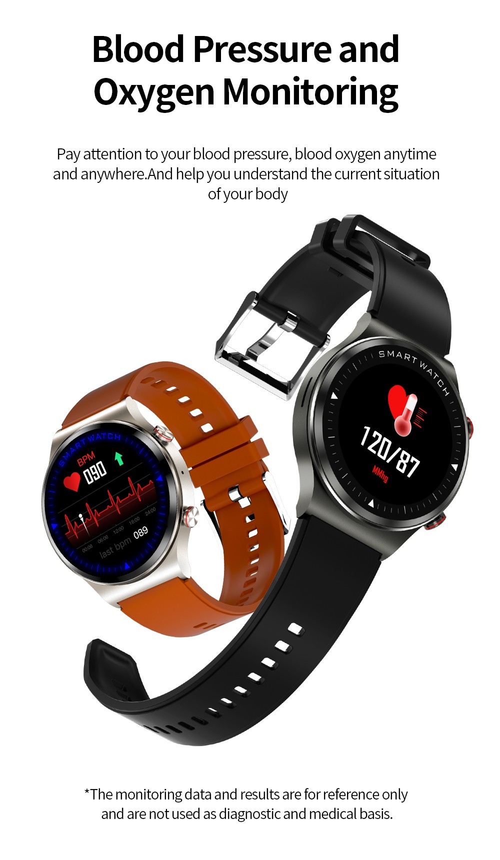 KUMI GT5 Smartwatch 1.28'' IPS HD Screen with BT Call Multiple Sports Heart Rate Monitor SpO2 Measurement - Sliver