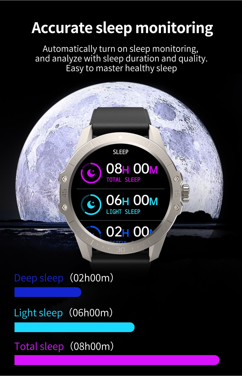 KUMI GW2 Smartwatch 1.32'' HD Color Screen with Bluetooth Call Heart Rate Monitoring Multi-Sport Modes - Silver