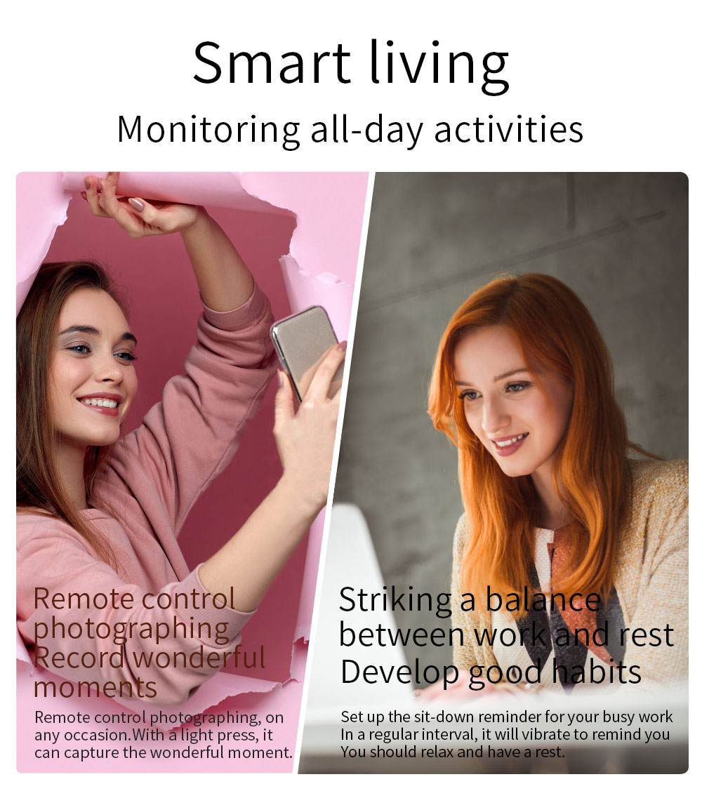 KUMI K3 Smartwatch for Women 1.09'' HD  Color Screen Sleep Analysis Multi-motion Modes Information Reminder - Gold