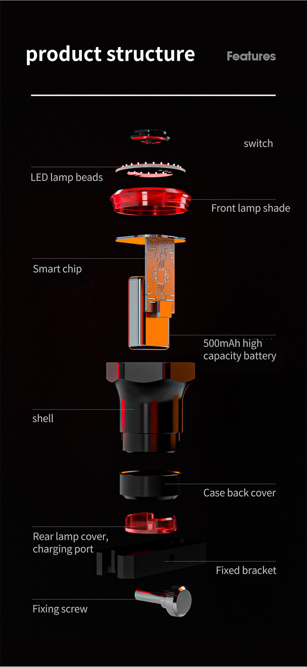 meroca intelligent speed induction brake lights